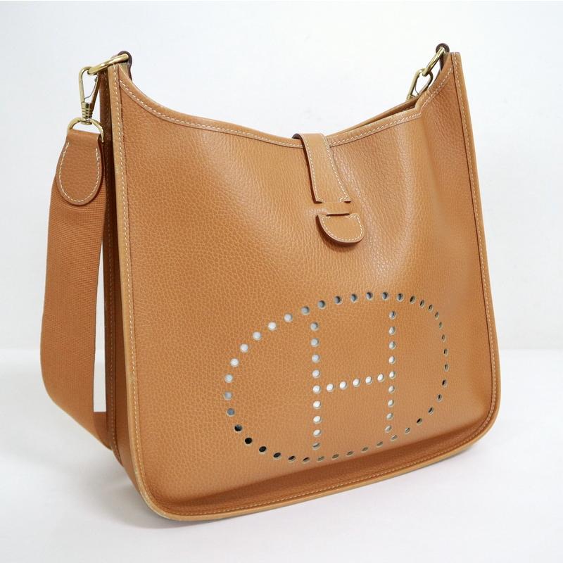 HERMES】エルメス エブリンGM ショルダーバッグ ゴールド×ゴールド金具  