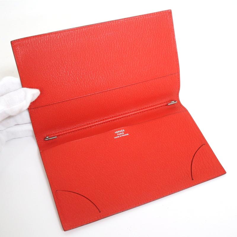 【HERMES】エルメス アジェンダ・ヴィジョン2 ローズスティック×ルージュカザック シェーブル X番【中古】【代金引換不可】/kt07905md｜recycleshopdream｜05