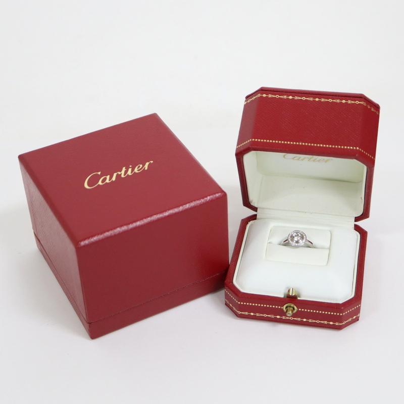 Cartier】カルティエ ダムール ダイヤリング Pt950 5.0g トップ Cartier】カルティエ ダムール ダイヤリング Pt950 5.0g トップ