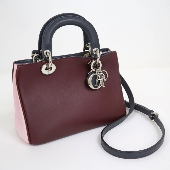 美品❤︎Christian Diorディオリッシモ2wayバッグ Christian Dior】クリスチャンディオール ディオリッシモ 2WAYバッグ