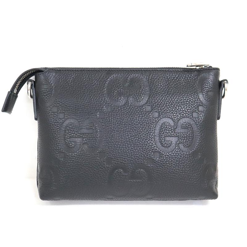 GUCCI】グッチ ジャンボGG スモール メッセンジャーバッグ レザー  