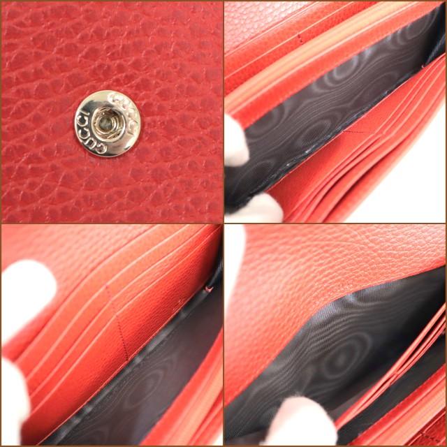 【GUCCI】グッチ スウィング 二つ折り長財布 レザー×ゴールド金具 オレンジ 354496【中古】【代金引換不可】/hm08300ar｜recycleshopdream｜07