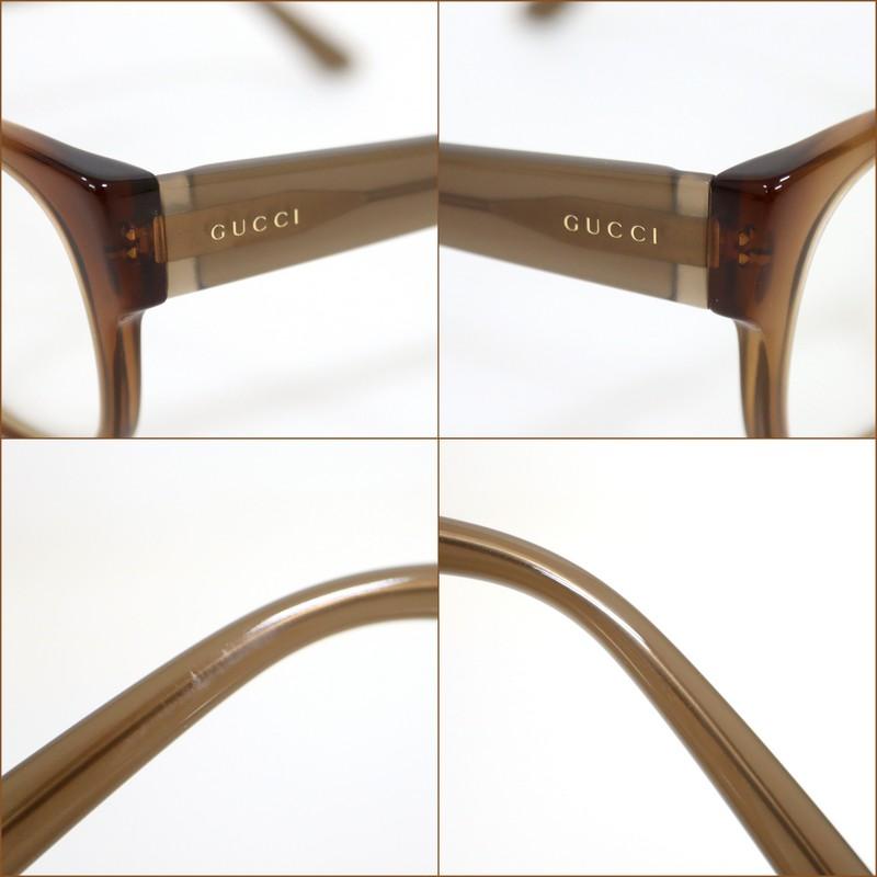 【GUCCI】グッチ メガネ クリアグラデーションブラウン GG1044/SDKF99【中古】【代金引換不可】/tg1328｜recycleshopdream｜05