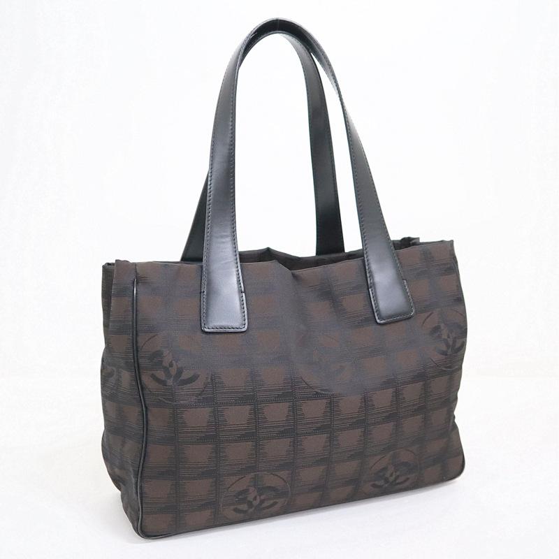 CHANEL】シャネル ニュートラベルラインPM トートバッグ マロン レザー  