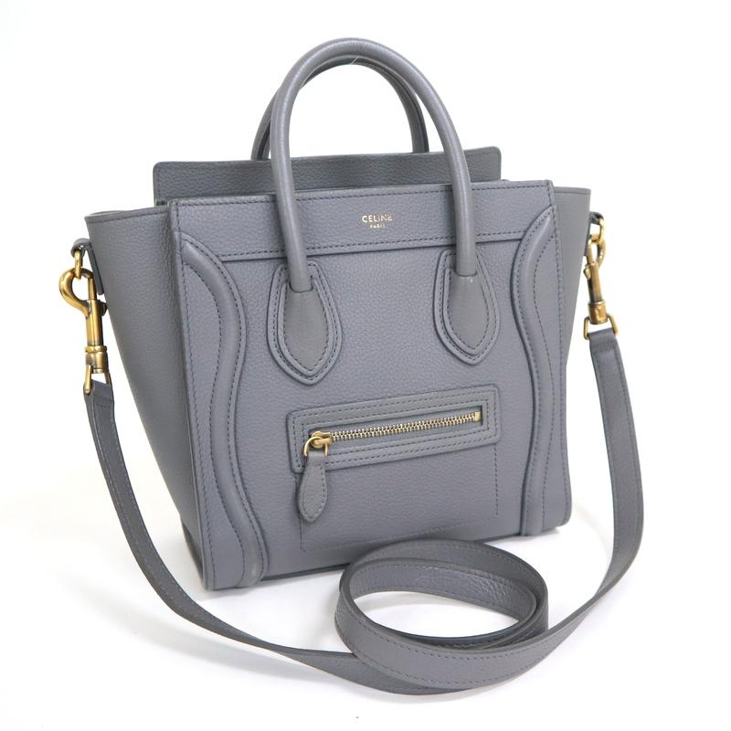 CELINE】セリーヌ ラゲージ ナノショッパー 2WAYショルダーバッグ  