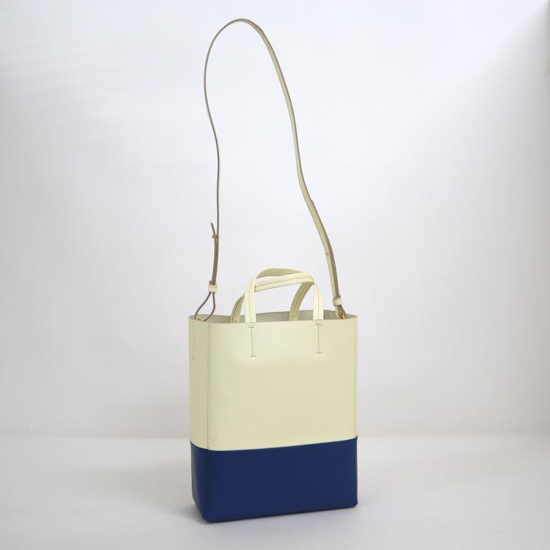 【CELINE】セリーヌ バーティカル・カバスモール 2WAYバッグ バイカラー レザー サンライト×ラズリ 176163XBB.01SA【中古】【代金引換不可】/kt07676md｜recycleshopdream｜03