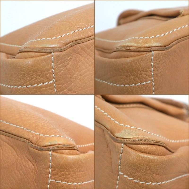 CELINE】セリーヌ ブギーバッグ キャメル レザー ハンドバッグ CELINE】セリーヌ ブギーバッグ キャメル レザー ハンドバッグ