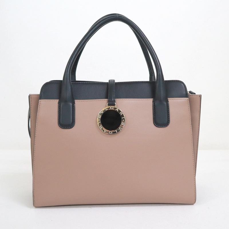 BVLGARI】ブルガリ アルバ 2WAYショルダーバッグ レザー ピンク  