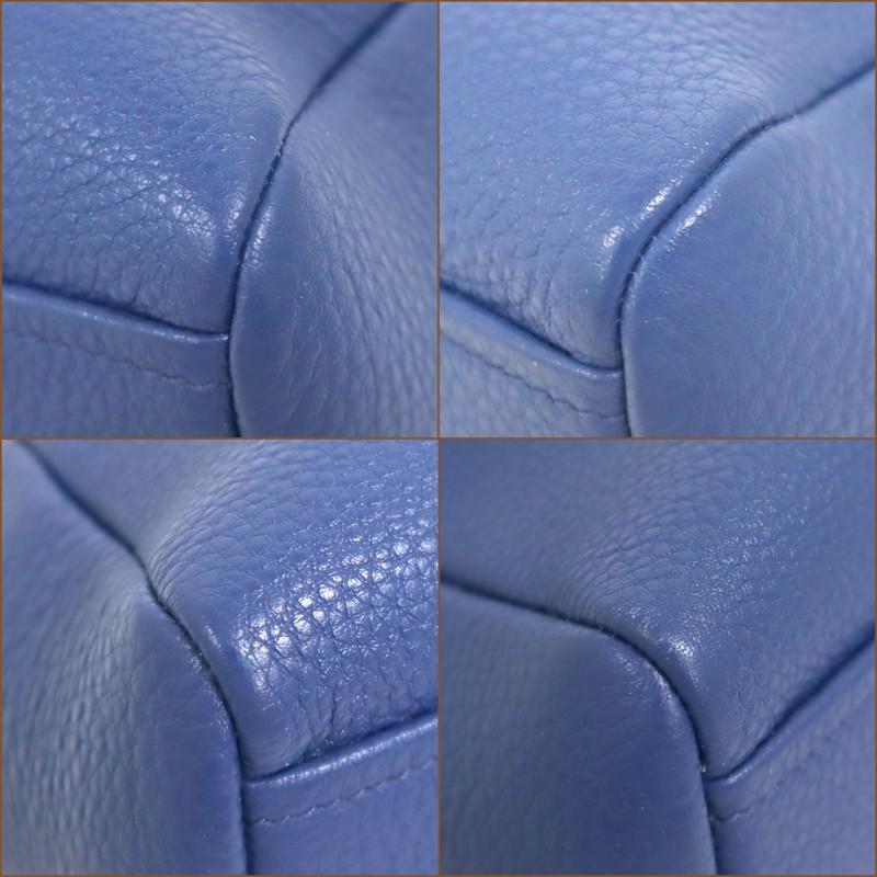 PRADA】プラダ ミニボストンバッグ ヴィッテロ フェニックス ブルー  