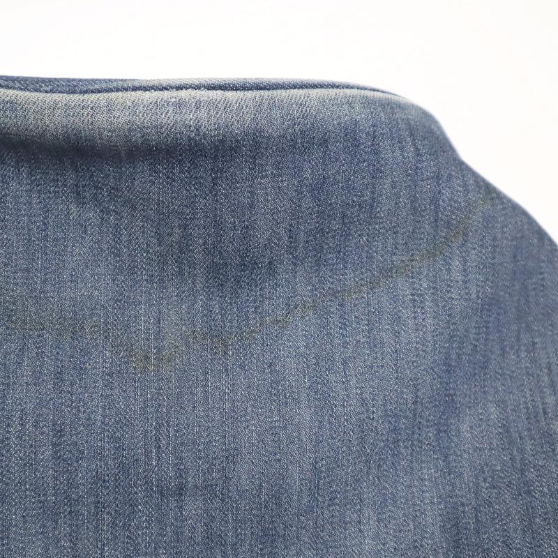 PRADA】プラダ DENIM+CITY CALF 2WAYトートバッグ ネイビー デニム  
