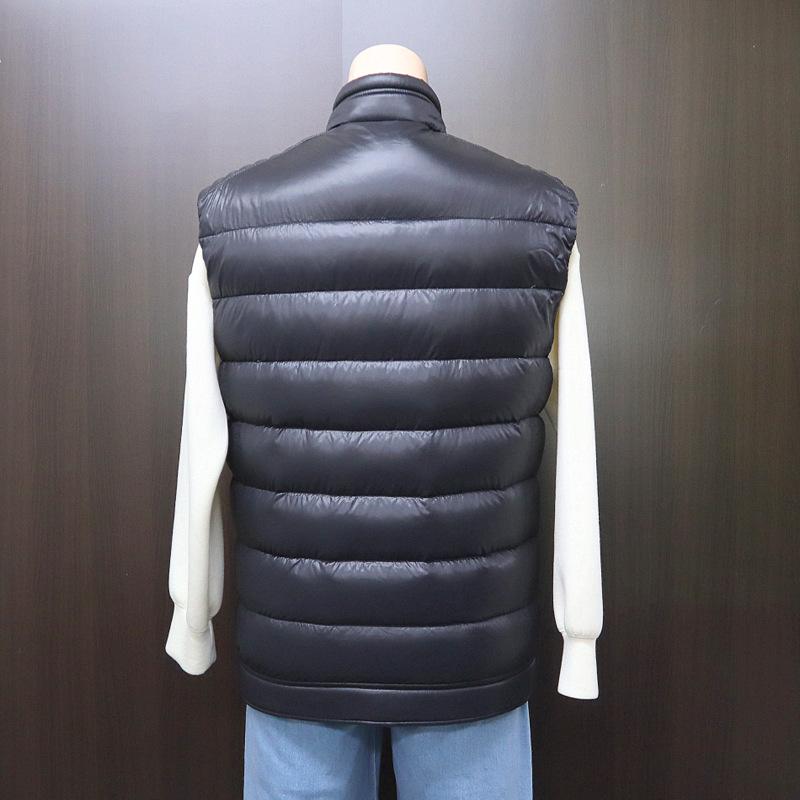 【美品】プラダ　ダウンベスト　ネイビー　サイズ48 SGB628 PRADA - 【加古川店】 中古 PRADA | プラダ ダウンベスト sgb628 r142