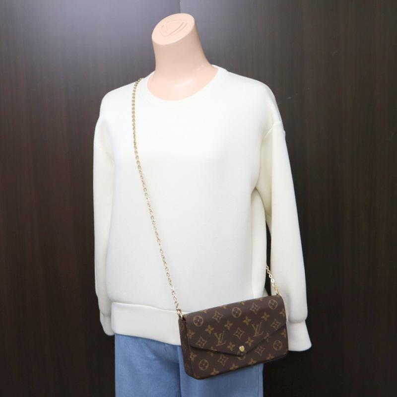 【LOUIS VUITTON】ルイヴィトン ポシェット・フェリシー  ショルダーウォレット モノグラム M81896 RFID【中古】【代金引換不可】/br3647kt｜recycleshopdream｜10