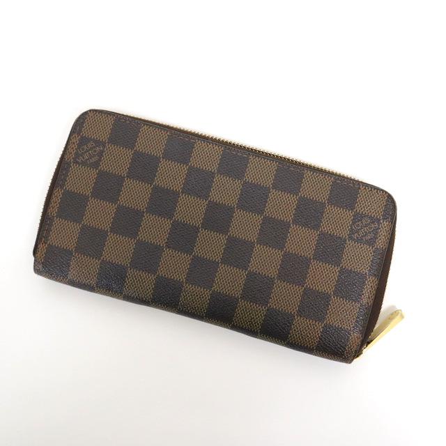 【LOUIS VUITTON】ルイヴィトン ジッピーウォレット ラウンドファスナー長財布 ダミエ ブラウン N60015 CA4058【中古】【代金引換不可】/kt06771ng｜recycleshopdream｜02