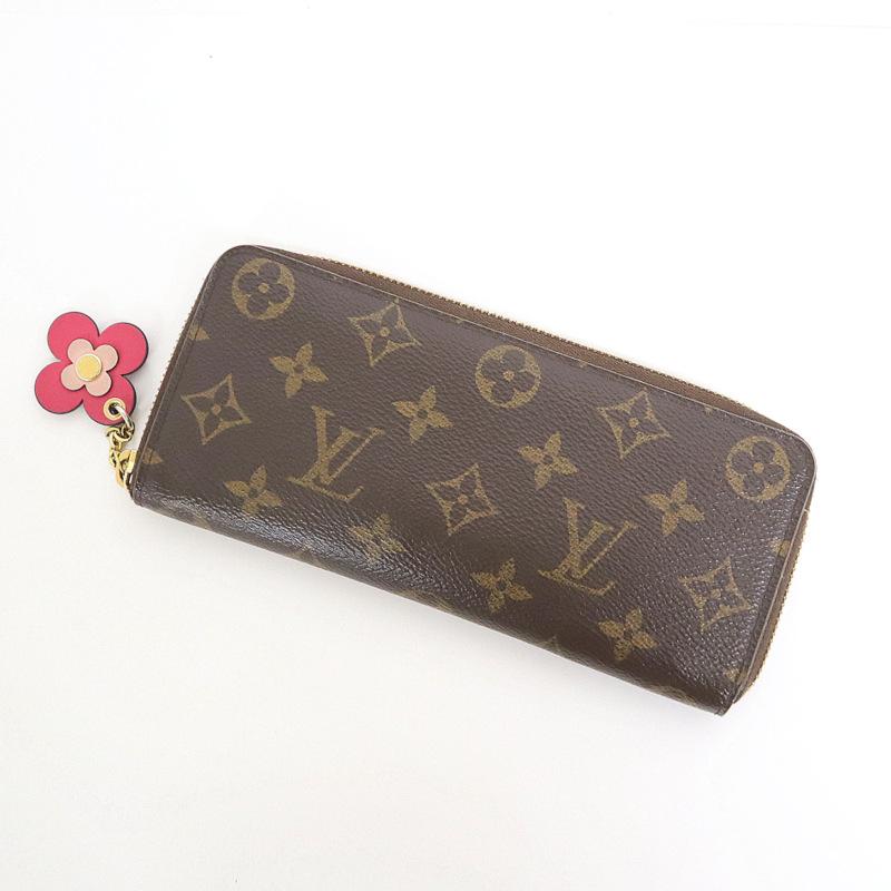 LOUISVUITTON】ルイヴィトン ポルトフォイユ・クレマンス フラワー  