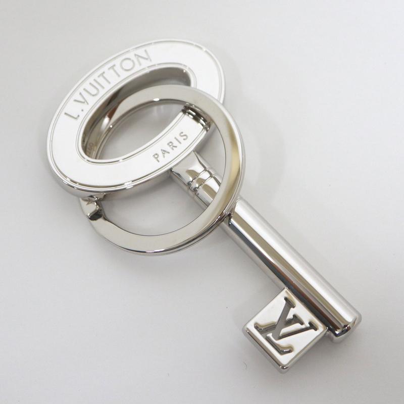 LOUIS VUITTON】ルイヴィトン ポルトクレトラベルキー シルバー メタル  