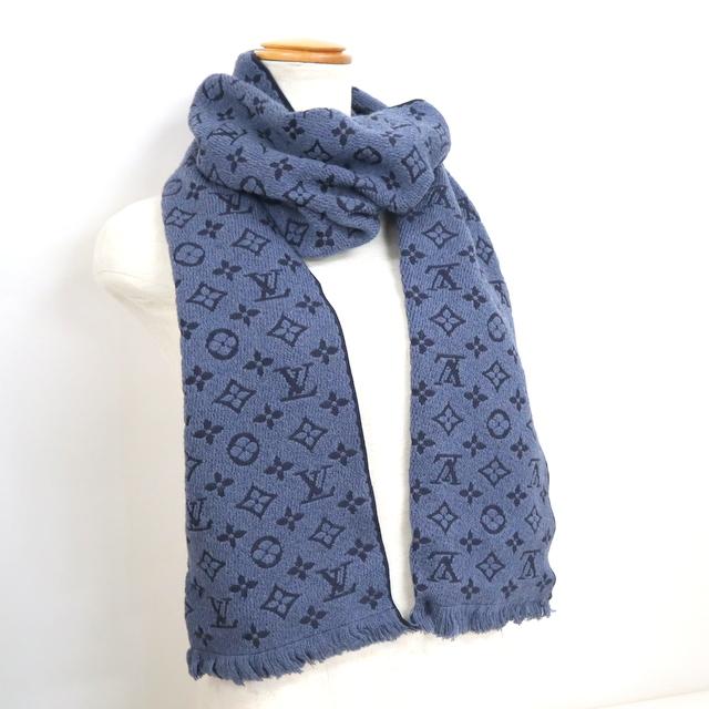 LOUIS VUITTON】ルイヴィトン マフラー モノグラムクラッシック ウール  