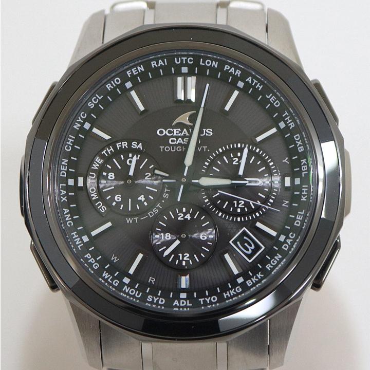 カシオ オシアナス OCW-S3000 ブラック文字盤 電波ソーラー925 オシアナス(OCEANUS) (OCW-S3000-1AJF) | ブランド腕時計の正規販売店