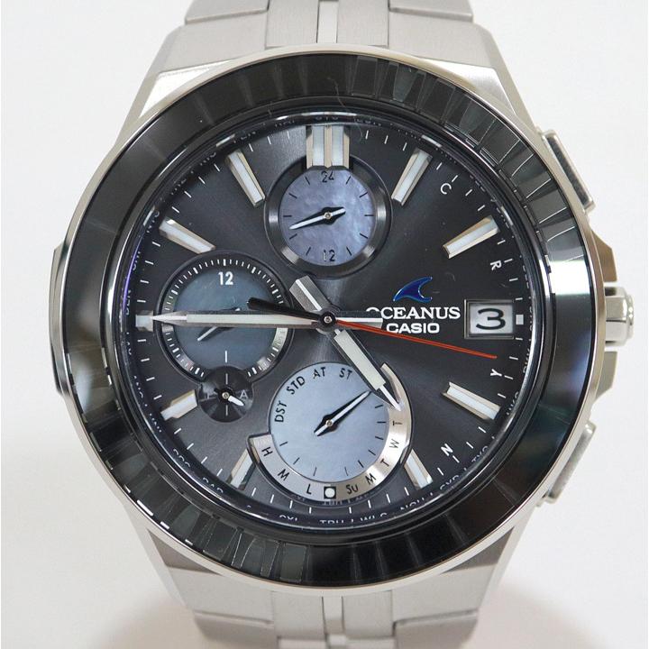 CASIO】カシオ オシアナス マンタ 300本限定モデル 腕時計 黒文字盤  