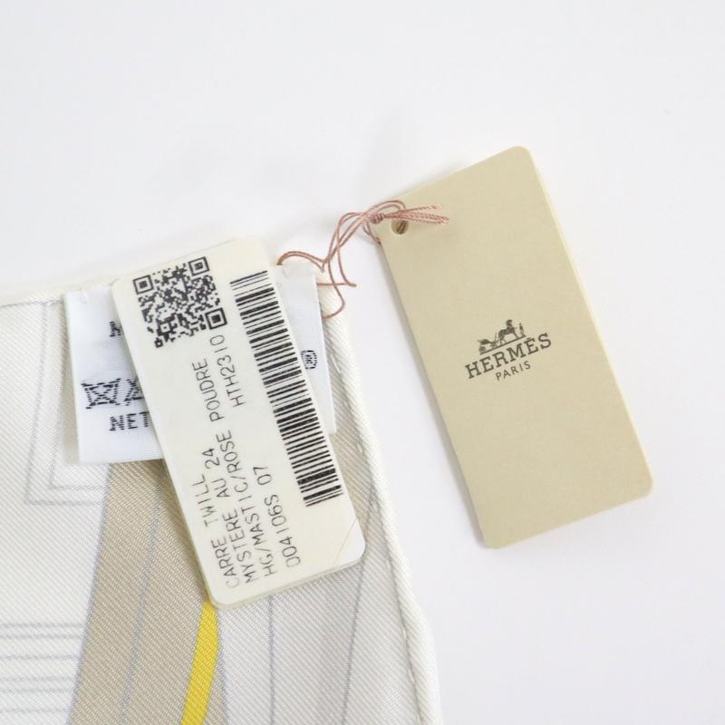 HERMES】エルメス カレ90 スカーフ Mystere au 24 24番地の HERMES】エルメス カレ90 スカーフ Mystere au 24 24番地の