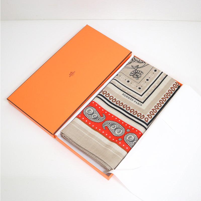 HERMES】エルメス カレジェアン140 スカーフ 船乗りのタトゥーバンダナ