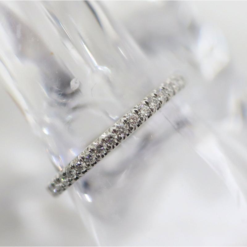 TIFFANY&Co.】ティファニー ハーフエタニティリング Pt950 10号 2.9g  