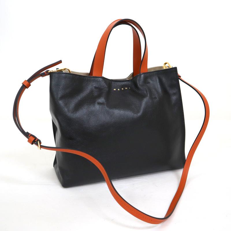 美品 MARNI マルニ トートバッグ ミュゼオ ソフト スモール MARNI 