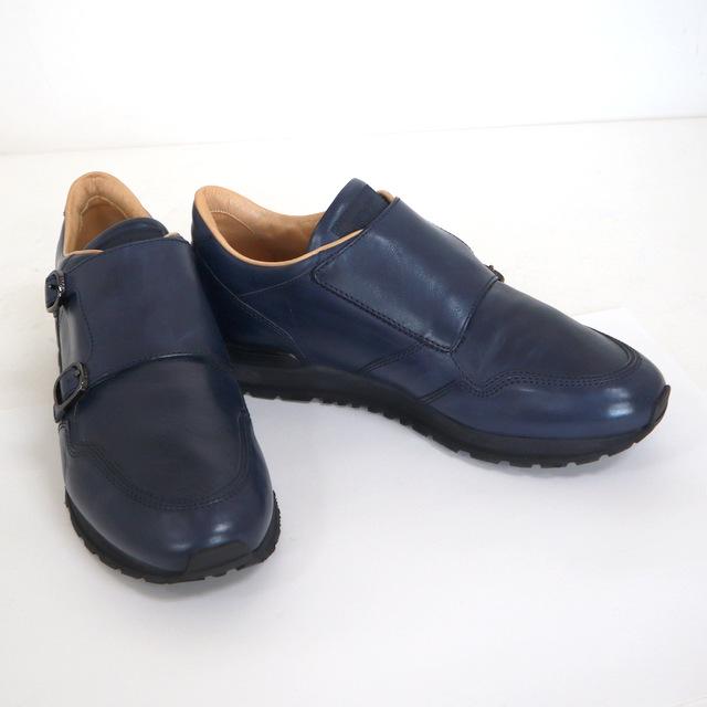 TODS】トッズ ローカット スニーカー ダブルモンクストラップ レザー 