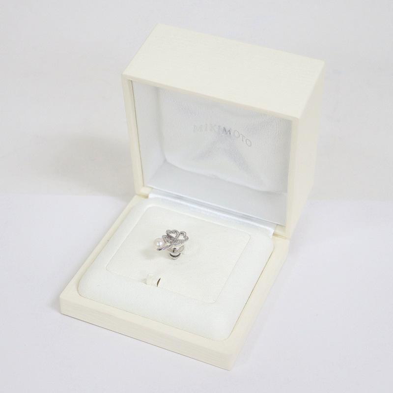 MIKIMOTO】ミキモト ピンブローチ 四つ葉モチーフ クローバー MIKIMOTO】ミキモト ピンブローチ 四つ葉モチーフ クローバー
