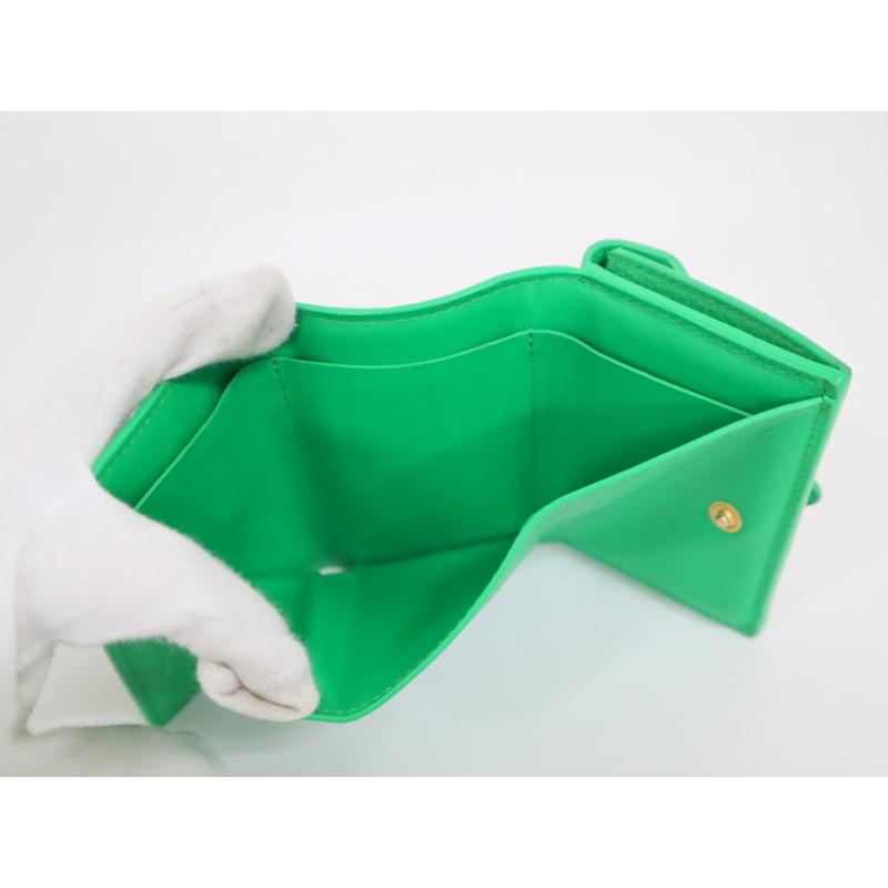 BOTTEGA VENETA】ボッテガヴェネタ 三つ折り財布 レザー BOTTEGA VENETA】ボッテガヴェネタ 三つ折り財布 レザー