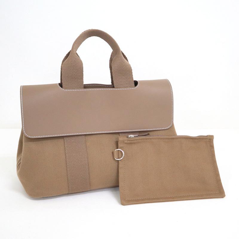 HERMES】エルメス ヴァルパライソPM ハンドバッグ トワルシェブロン 