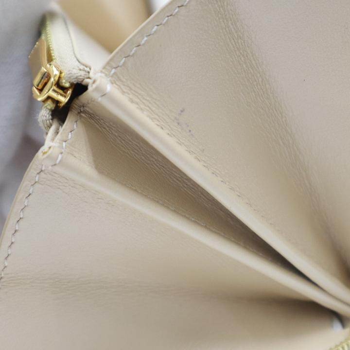 CELINE】セリーヌ ラージ・ジップウォレット 長財布 グレインドカーフ  