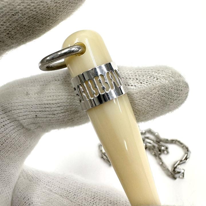 DOLCE＆GABBANA】ドルチェ＆ガッバーナ コルノ ネックレス ホワイト