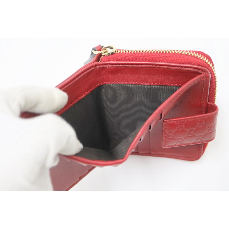 GUCCI】グッチ 二つ折りコンパクトウォレット マイクログッチシマ