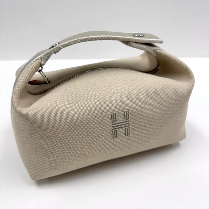 新品未使用　エルメス HERMES ブリッドアブラック　PM ナチュラル　最新 HERMES】エルメス ブリッドアブラックPM ポーチ ナチュラル コットン