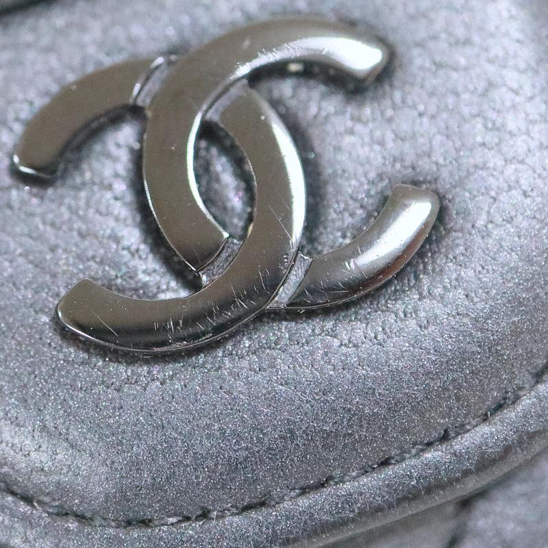 CHANEL】シャネル マトラッセ コインケース ラムスキン ソーブラック  