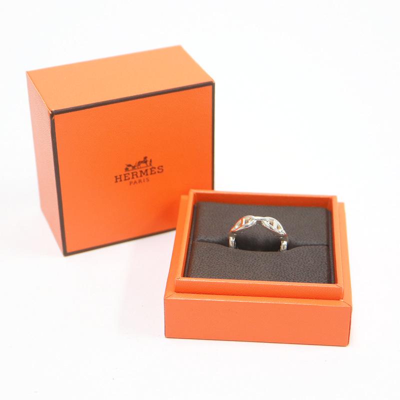 HERMES】エルメス シェーヌダンクル・アンシェネPM デザイン・リング  
