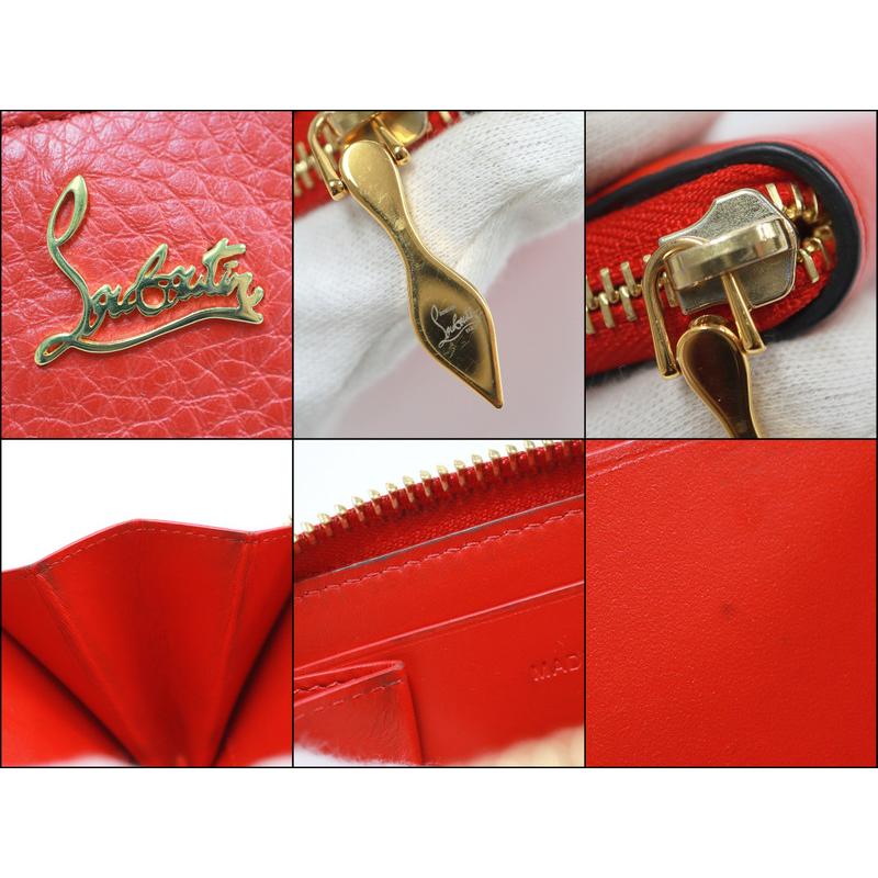 Christian Louboutin】クリスチャンルブタン ラウンドファスナーコイン  