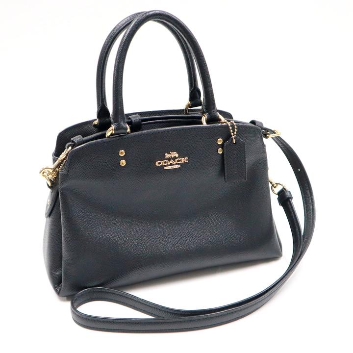 COACH】コーチ ミニリリーキャリーオール 2WAYショルダーバッグ レザー  