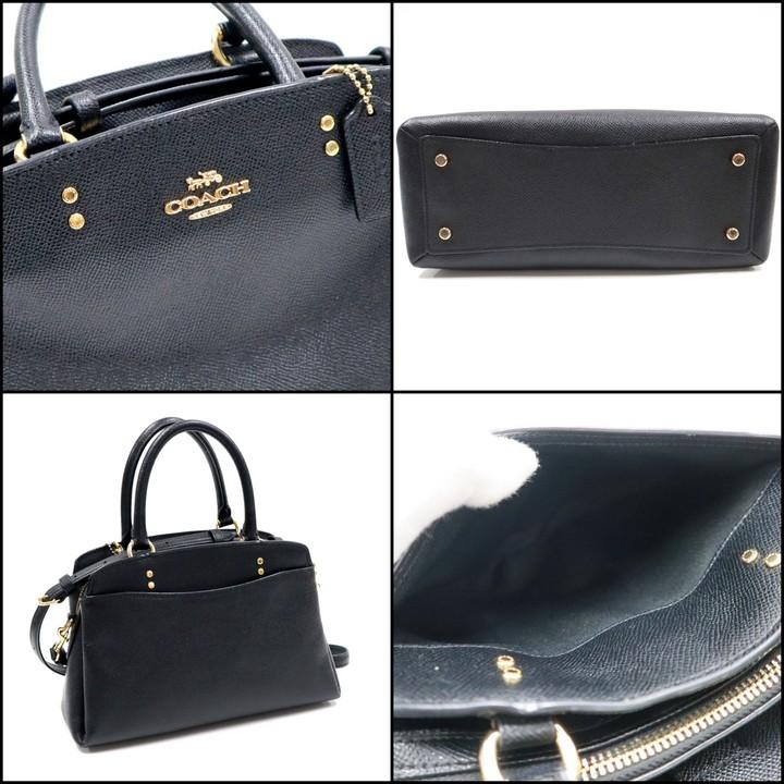 COACH】コーチ ミニリリーキャリーオール 2WAYショルダーバッグ レザー