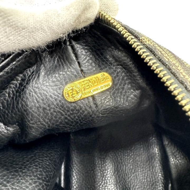 FENDI SAS】フェンディ ミニバニティバッグ ズッカ キャンバス  