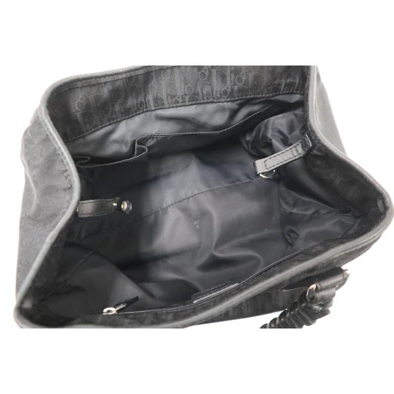 【美品】ディオール　ハンドバッグ　トロッター金具　CD金具　肩掛け　レザー　黒色 Christian Dior クリスチャンディオール ハンドバッグ CDロゴ レザー