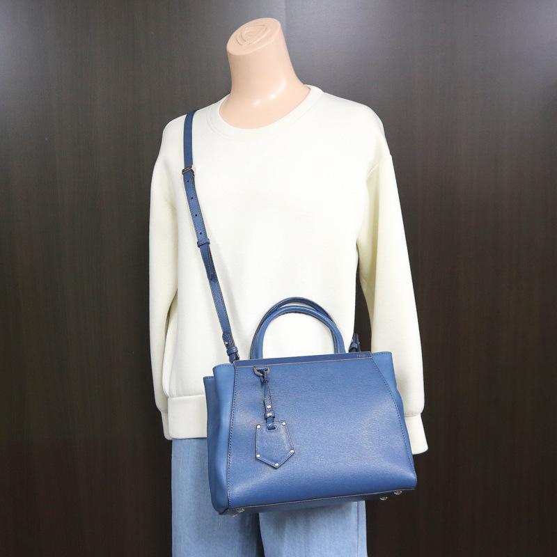 FENDI】フェンディ プチトゥージュール 2WAYショルダーバッグ レザー