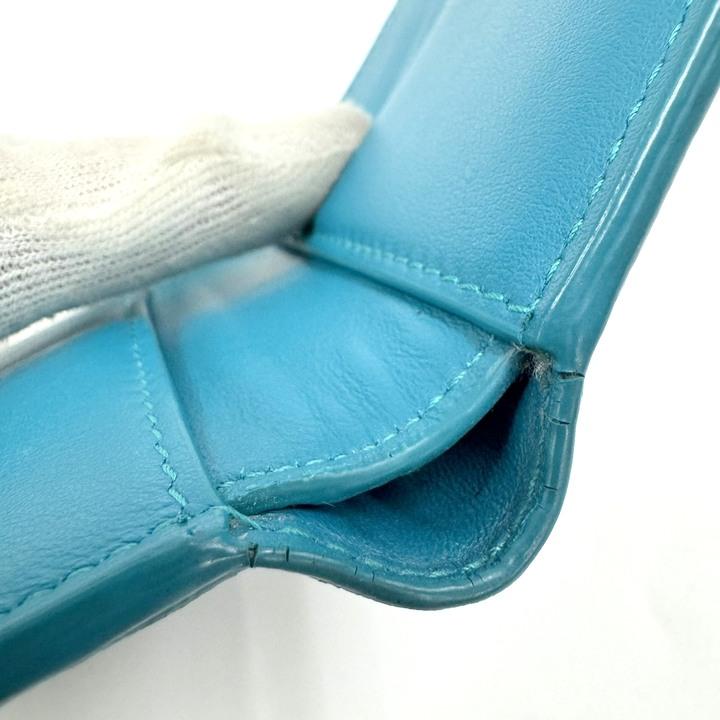 【希少】 Bottega Veneta ボッテガヴェネタ デボスイントレチャート BOTTEGA VENETA】ボッテガヴェネタ デボスイントレチャート 二つ折り