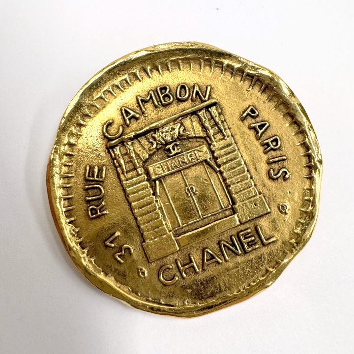 CHANEL シャネル ブローチ 31 カンボン ゴールド ヴィンテージ CHANEL】シャネル カンボンブローチ ヴィンテージ 31 RUE CAMBON PARIS