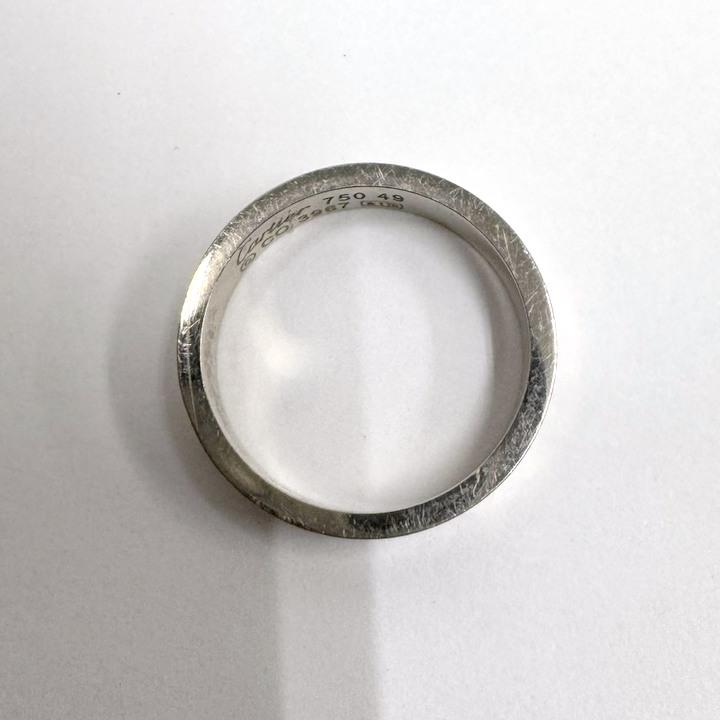 Cartier】カルティエ ミニラブリング 750WG ホワイトゴールド #49 3.8g