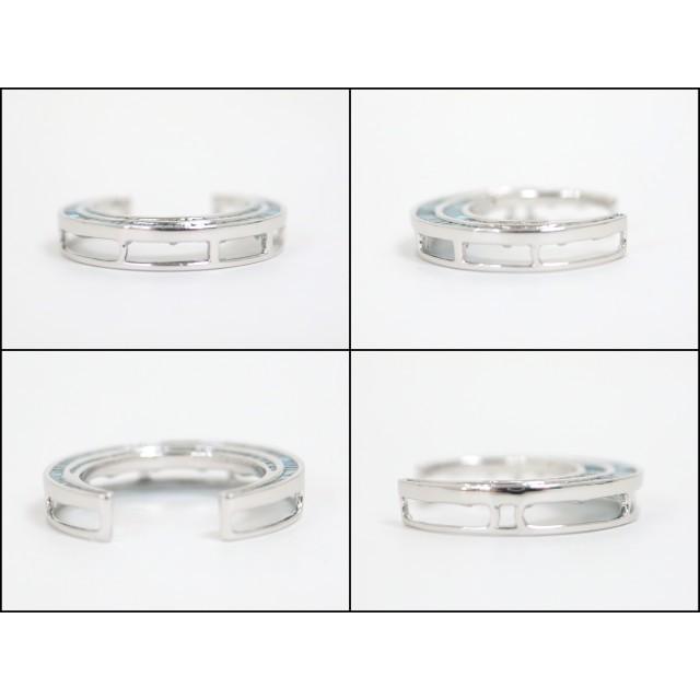 【Jewelry】K18WG トリートブルーダイヤモンド ペンダントトップ 馬蹄モチーフ D:0.80ct 3g GSTV【中古】【代金引換不可】/tm05025kw