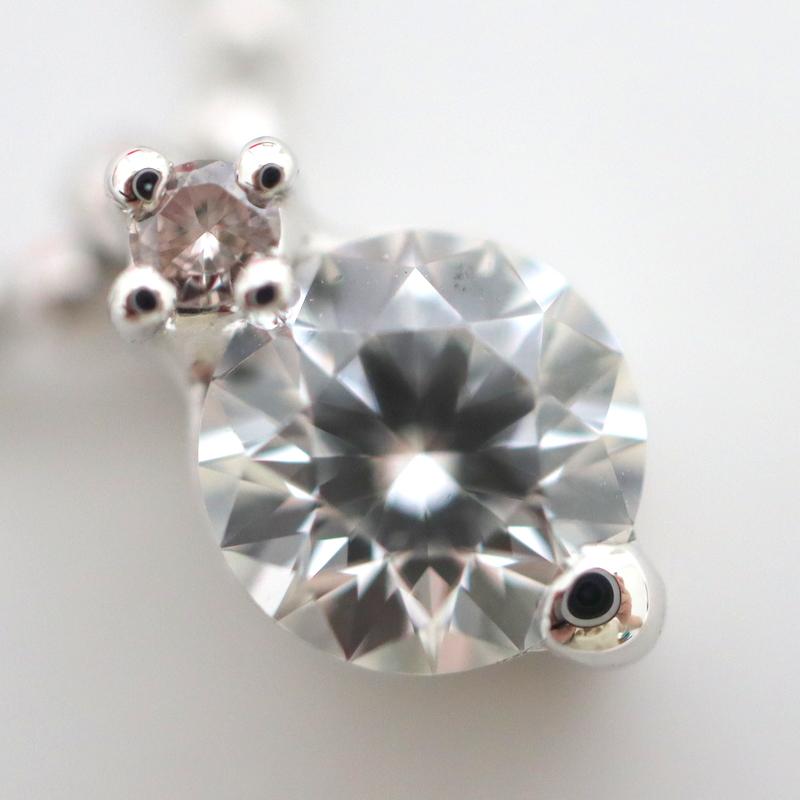 【TASAKI】タサキ Pt850・900 ピンク×ダイヤネックレス PD0.01ct D0.35ct 【中古】【代金引換不可】/ok04788tg｜recycleshopdream｜02