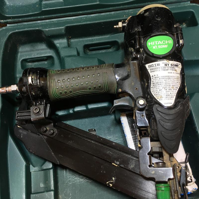 HITACHI 日立 50mm 常圧 フロア用釘打機 NT50MF : リサイクルショップ 