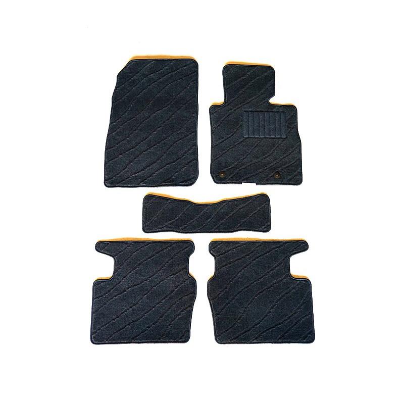 カーマット マツダ CX-3 CX3 DK系 専用 新品 フロアマット ウェーブ柄 