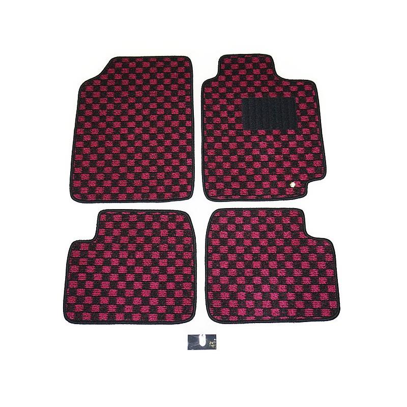 カーマット 新品 汎用フロアマット 軽自動車/普通自動車 1セット（4 